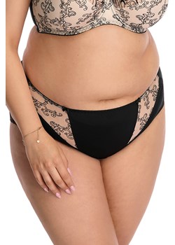 Wysokie figi Nessa Tatuaż N02 beżowo-czarny ze sklepu kontri.pl w kategorii Majtki damskie - zdjęcie 188673546