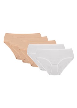 Figi Vivisence 4002 5-pack beżowy/beżowy/beżowy/biały/biały ze sklepu kontri.pl w kategorii Majtki damskie - zdjęcie 188673635