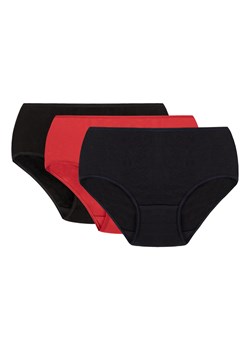 Figi Vivisence 4001 3-pack czarny/czerwony/granatowy ze sklepu kontri.pl w kategorii Majtki damskie - zdjęcie 188674205