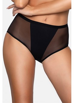 Majtki wysokie figi Babell BBL 177 czarny ze sklepu kontri.pl w kategorii Majtki damskie - zdjęcie 188674828