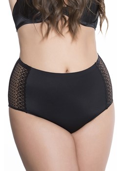 Julimex Opal panty Majtki wysokie figi, czarny ze sklepu kontri.pl w kategorii Majtki damskie - zdjęcie 188675056
