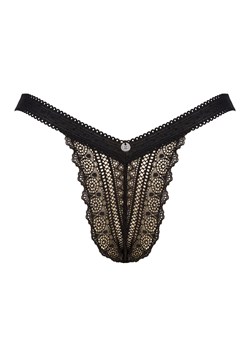 Obsessive Estiqua panties Majtki figi, czarny ze sklepu kontri.pl w kategorii Majtki damskie - zdjęcie 188675077