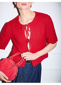 Mohito - Sweter z wiązaniami - czerwony ze sklepu Mohito w kategorii Swetry damskie - zdjęcie 188675397