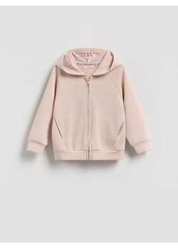 Reserved - Bluza z kapturem z modalem - brązowy ze sklepu Reserved w kategorii Bluzy dziewczęce - zdjęcie 188676005