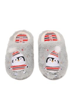 Action Boy Kapcie 22SAG5005 Szary ze sklepu MODIVO w kategorii Kapcie dziecięce - zdjęcie 188677296