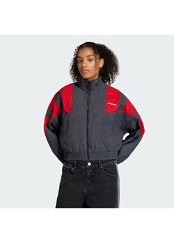 adidas Bluza Blocked Washed KE5036 Szary Oversize ze sklepu MODIVO w kategorii Bluzy damskie - zdjęcie 188677315