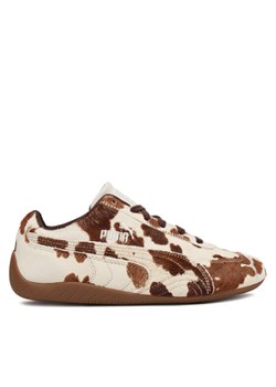Puma Sneakersy Speedcat Cow Wns 406141 01 Brązowy ze sklepu MODIVO w kategorii Buty sportowe damskie - zdjęcie 188677346