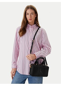 Calvin Klein Torebka Bold Ck Bauletto Crossbody LV04F3411G Czarny ze sklepu MODIVO w kategorii Kuferki - zdjęcie 188677358