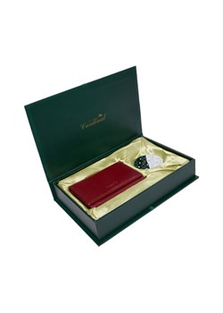 Semi Line Zestaw prezentowy C608-2 Bordowy ze sklepu MODIVO w kategorii Portfele damskie - zdjęcie 188677375