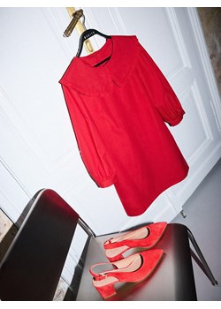 Mohito - Sukienka mini z ozdobnym kołnierzem - czerwony ze sklepu Mohito w kategorii Sukienki - zdjęcie 188678517