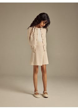 Reserved - Dzianinowa spódnica - kremowy ze sklepu Reserved w kategorii Swetry dziewczęce - zdjęcie 188679396