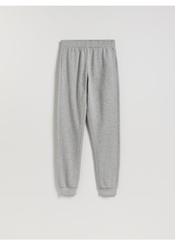 Reserved - Spodnie dresowe long leg - jasnoszary ze sklepu Reserved w kategorii Spodnie damskie - zdjęcie 188679428