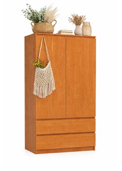 Szafa klasyczna na ubrania olcha E7-L07 ze sklepu Edinos.pl w kategorii Szafy - zdjęcie 188680256