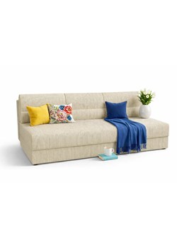 Beżowa rozgadana sofa sztruksowa P7-F80 ze sklepu Edinos.pl w kategorii Sofy i kanapy - zdjęcie 188680277