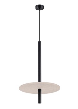 Beżowa wisząca lampa z regulowaną wysokością - M162-Zerpen ze sklepu Edinos.pl w kategorii Lampy wiszące - zdjęcie 188680279