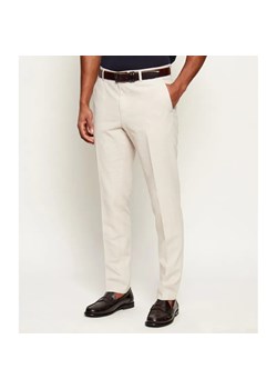 BOSS BLACK Spodnie H-Genius-253 | Slim Fit | z dodatkiem lnu ze sklepu Gomez Fashion Store w kategorii Spodnie męskie - zdjęcie 188680946