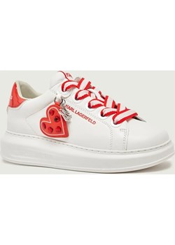 Karl Lagerfeld Skórzane sneakersy KAPRI Love Pendant ze sklepu Gomez Fashion Store w kategorii Buty sportowe damskie - zdjęcie 188680995