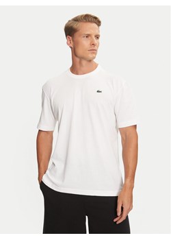 Lacoste T-Shirt TH7618 Biały Regular Fit ze sklepu MODIVO w kategorii T-shirty męskie - zdjęcie 188681117