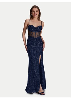 Hey Kyla Sukienka wieczorowa 5AI064HK Granatowy Regular Fit ze sklepu MODIVO w kategorii Sukienki - zdjęcie 188681159