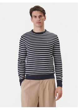 Tommy Hilfiger Sweter Essential MW0MW39999 Granatowy Regular Fit ze sklepu MODIVO w kategorii Swetry męskie - zdjęcie 188681186