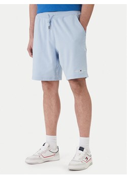 Tommy Hilfiger Szorty sportowe Logo MW0MW43068 Błękitny Regular Fit ze sklepu MODIVO w kategorii Spodenki męskie - zdjęcie 188681197