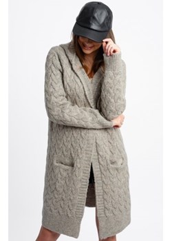 Oversizowy kardigan damski z kapturem Laval ze sklepu intimiti.pl w kategorii Swetry damskie - zdjęcie 188682099
