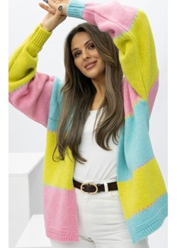 Kardigan oversize Merci – niezapinany sweter damski candy ze sklepu intimiti.pl w kategorii Swetry damskie - zdjęcie 188682327