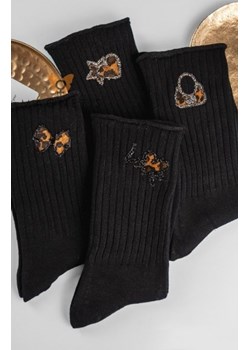 Magnetis QR5008 Panterka bezuciskowe skarpety damskie ze sklepu intimiti.pl w kategorii Skarpetki damskie - zdjęcie 188682908