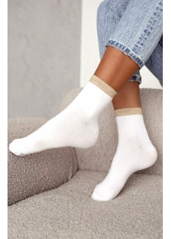 Milena 0200-200 ściągacz lurex skarpety damskie ze sklepu intimiti.pl w kategorii Skarpetki damskie - zdjęcie 188684816