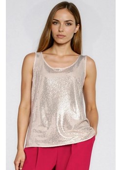 Błyszcząca bluzka na szerokich ramiączkach ze sklepu intimiti.pl w kategorii Bluzki damskie - zdjęcie 188685205