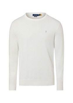 Polo Ralph Lauren Męski sweter z dzianiny Mężczyźni Bawełna (100%) écru jednolity ze sklepu vangraaf w kategorii Swetry męskie - zdjęcie 188685279