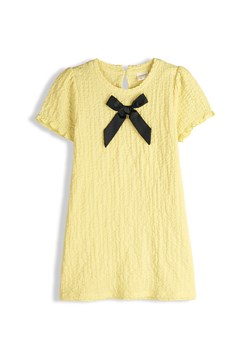 GATE Strukturalna sukienka z kokardą 3Y ze sklepu gateshop w kategorii Sukienki dziewczęce - zdjęcie 188685597