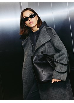 Reserved - Oversizowa bluza - ciemnoszary ze sklepu Reserved w kategorii Bluzy damskie - zdjęcie 188686106