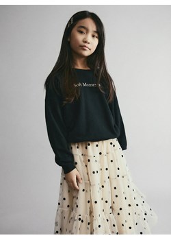 Reserved - Bluza z nadrukiem - czarny ze sklepu Reserved w kategorii Bluzki dziewczęce - zdjęcie 188686179