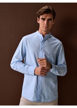 Sinsay - Bawełniana koszula - błękitny ze sklepu Sinsay w kategorii Koszule męskie - zdjęcie 188686276
