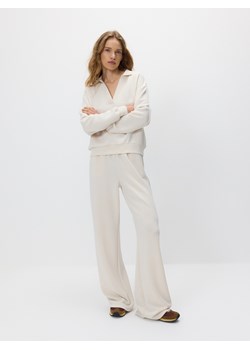 Reserved - Bluza z modalem - beżowy ze sklepu Reserved w kategorii Bluzy damskie - zdjęcie 188687308