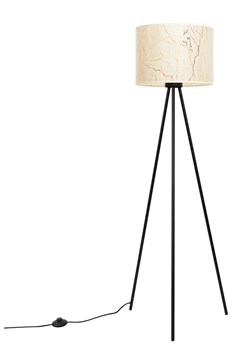 Elegancka podłogowa lampa trójnóg w kolorze beżowy marmur - M160-Lawezo ze sklepu Edinos.pl w kategorii Lampy podłogowe - zdjęcie 188689326