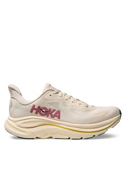 Buty do biegania Hoka Clifton 10 1162031 Écru ze sklepu eobuwie.pl w kategorii Buty sportowe damskie - zdjęcie 188689445