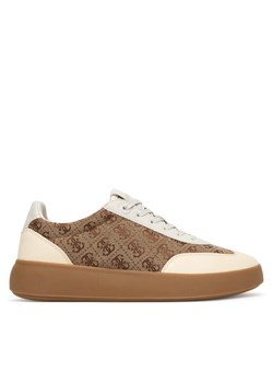 Guess Sneakersy FLPPAR FAL12 Beżowy ze sklepu MODIVO w kategorii Buty sportowe damskie - zdjęcie 188690116