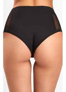 Figi damskie z wysokim stanem z elastycznej dzianiny Wonderful New, Kolor czarny, Rozmiar L, Marilyn ze sklepu Primodo w kategorii Majtki damskie - zdjęcie 188690498