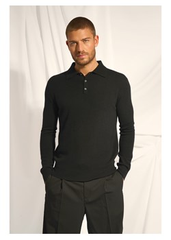 Just Cashmere Kaszmirowy sweter "Douglas" w kolorze czarnym ze sklepu Limango Polska w kategorii Swetry męskie - zdjęcie 188690646