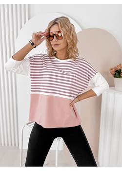 bluzka matisse pudrowy róż one size ze sklepu UBRA w kategorii Bluzki damskie - zdjęcie 188690915