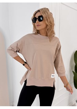 bluzka safari beżowa one size ze sklepu UBRA w kategorii Bluzki damskie - zdjęcie 188690996