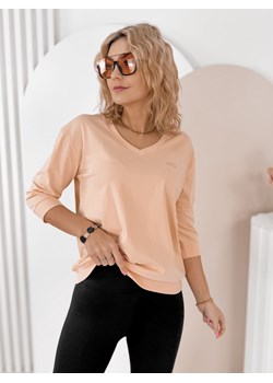 bluzka solena brzoskwiniowa one size ze sklepu UBRA w kategorii Bluzki damskie - zdjęcie 188691046