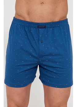Bawełniane bokserki męskie luźne 002/331, Kolor niebieski, Rozmiar 2XL, Cornette ze sklepu Intymna w kategorii Majtki męskie - zdjęcie 188691179