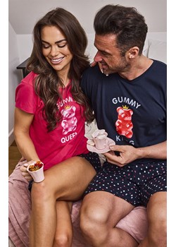 Krótka piżama męska Gummy King 326/205, Kolor granatowy-wzór, Rozmiar 2XL, Cornette ze sklepu Intymna w kategorii Piżamy męskie - zdjęcie 188691195