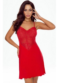 Koszulka nocna damska czerwona Lizzi, Kolor czerwony, Rozmiar S, Eldar ze sklepu Intymna w kategorii Koszule nocne - zdjęcie 188691267