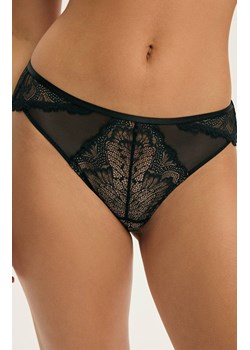 Esotiq koronkowe figi damskie Crown 44016-99X, Kolor czarny, Rozmiar L, Esotiq ze sklepu Intymna w kategorii Majtki damskie - zdjęcie 188691405
