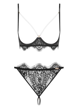 Esotiq komplet bielizny otwarty Posse 44149-99X, Kolor czarny, Rozmiar L/XL, Esotiq ze sklepu Intymna w kategorii Komplety bielizny damskiej - zdjęcie 188691419