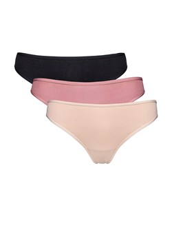 Esotiq 3-pack stringi damskie Sol-Sol 44295-K002, Kolor beżowo-różowo-czarny, Rozmiar L, Esotiq ze sklepu Intymna w kategorii Majtki damskie - zdjęcie 188691489